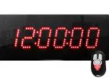 cron�metro contador digital a led